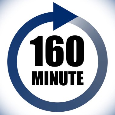 Numaralar, rakamlar, çevirme illüstrasyonu. Zaman, süre ve zaman kavramı simgesi. Geri dönüş zamanı (TAT) simgesi. Geri sayım, geri sayım vektörü