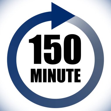 Numaralar, rakamlar, çevirme illüstrasyonu. Zaman, süre ve zaman kavramı simgesi. Geri dönüş zamanı (TAT) simgesi. Geri sayım, geri sayım vektörü