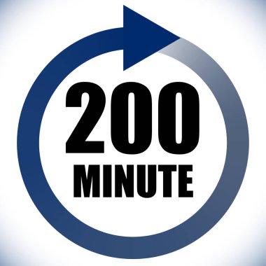 Numaralar, rakamlar, çevirme illüstrasyonu. Zaman, süre ve zaman kavramı simgesi. Geri dönüş zamanı (TAT) simgesi. Geri sayım, geri sayım vektörü