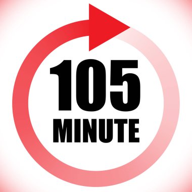 Numaralar, rakamlar, çevirme illüstrasyonu. Zaman, süre ve zaman kavramı simgesi. Geri dönüş zamanı (TAT) simgesi. Geri sayım, geri sayım vektörü