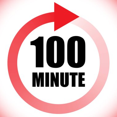 Numaralar, rakamlar, çevirme illüstrasyonu. Zaman, süre ve zaman kavramı simgesi. Geri dönüş zamanı (TAT) simgesi. Geri sayım, geri sayım vektörü