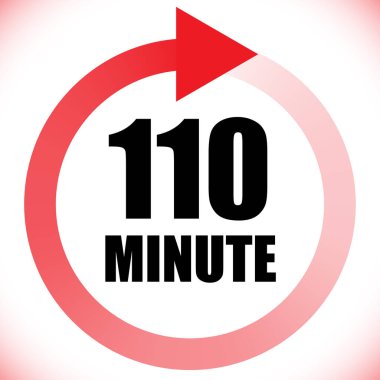 Numaralar, rakamlar, çevirme illüstrasyonu. Zaman, süre ve zaman kavramı simgesi. Geri dönüş zamanı (TAT) simgesi. Geri sayım, geri sayım vektörü