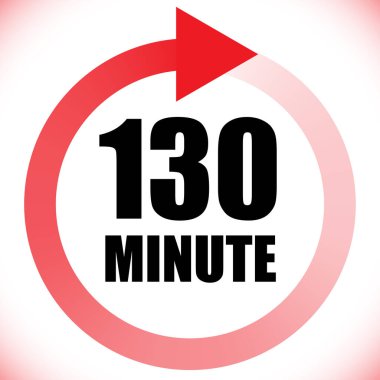 Numaralar, rakamlar, çevirme illüstrasyonu. Zaman, süre ve zaman kavramı simgesi. Geri dönüş zamanı (TAT) simgesi. Geri sayım, geri sayım vektörü