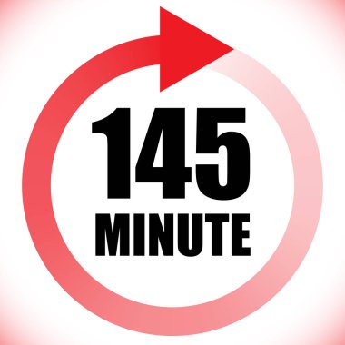 Numaralar, rakamlar, çevirme illüstrasyonu. Zaman, süre ve zaman kavramı simgesi. Geri dönüş zamanı (TAT) simgesi. Geri sayım, geri sayım vektörü