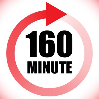 Numaralar, rakamlar, çevirme illüstrasyonu. Zaman, süre ve zaman kavramı simgesi. Geri dönüş zamanı (TAT) simgesi. Geri sayım, geri sayım vektörü