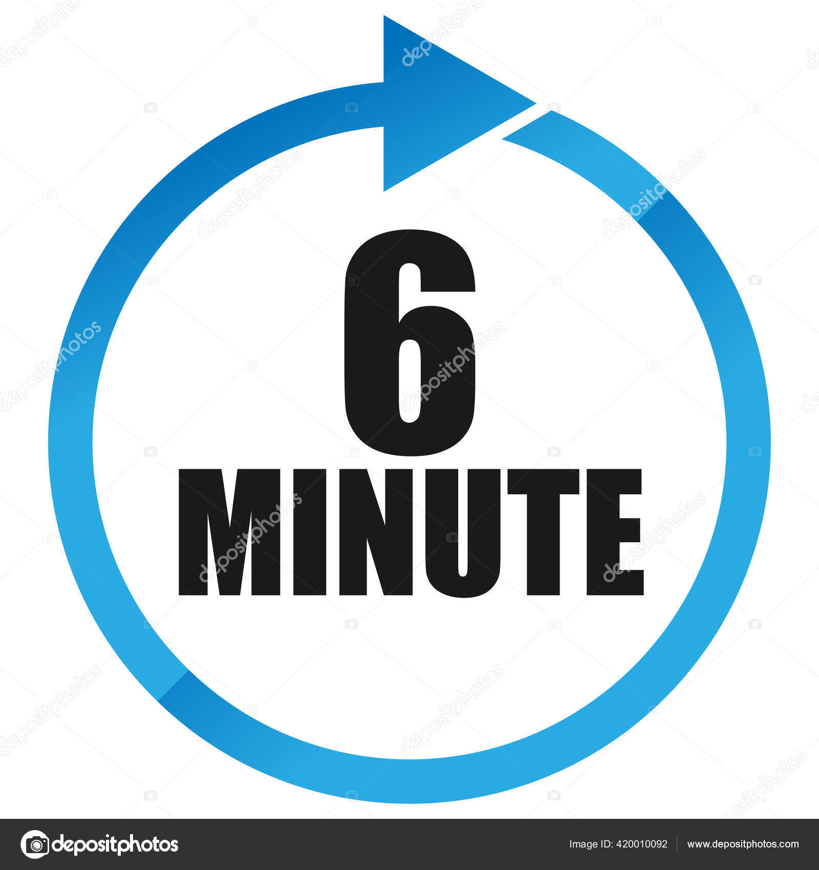 Numbers Numerals Dial Illustration Time Duration Schedule Concept Icon