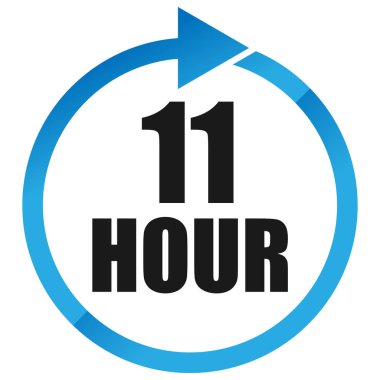 Numaralar, rakamlar, çevirme illüstrasyonu. Zaman, süre ve zaman kavramı simgesi. Geri dönüş zamanı (TAT) simgesi. Geri sayım, geri sayım vektörü