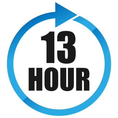 Numaralar, rakamlar, çevirme illüstrasyonu. Zaman, süre ve zaman kavramı simgesi. Geri dönüş zamanı (TAT) simgesi. Geri sayım, geri sayım vektörü