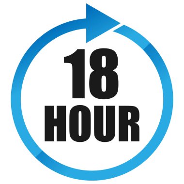 Numaralar, rakamlar, çevirme illüstrasyonu. Zaman, süre ve zaman kavramı simgesi. Geri dönüş zamanı (TAT) simgesi. Geri sayım, geri sayım vektörü