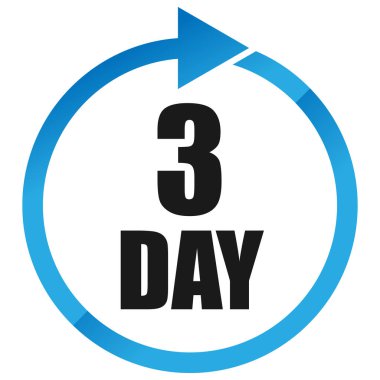 Numaralar, rakamlar, çevirme illüstrasyonu. Zaman, süre ve zaman kavramı simgesi. Geri dönüş zamanı (TAT) simgesi. Geri sayım, geri sayım vektörü