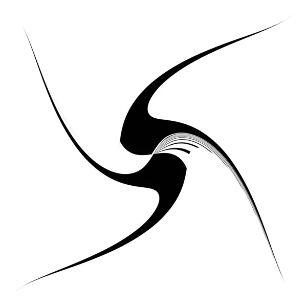 Твіст Спіраль Вихор Вихровий Тонкий Елемент Art Анотація Обертається Вихор — стоковий вектор