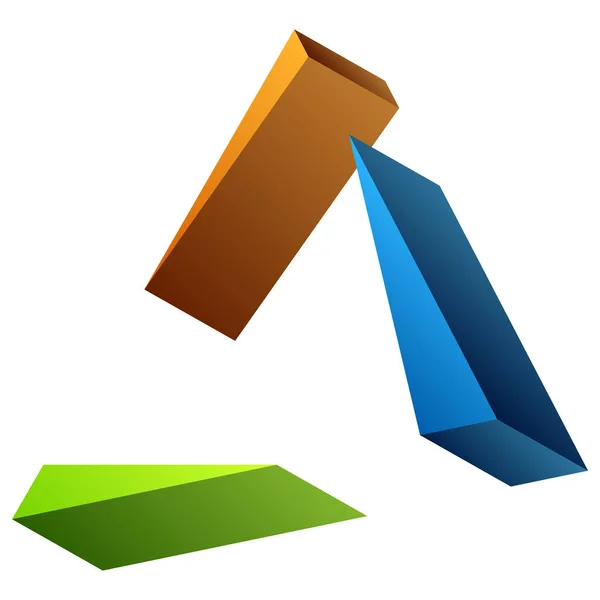 Triângulo Delta Logotipo Triangular Logotipo Ilustração Vetor Triângulo — Vetor de Stock
