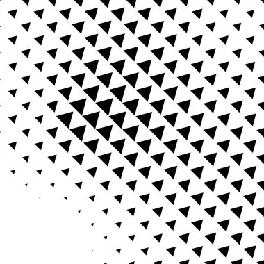Yarım tonlu üçgen vektör çizimi. Üçgen geometrik arkaplan dokusu ve deseni