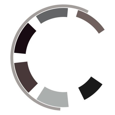 Siber-siber punk, bilim-kurgu geometrik daireler, halkalar. Yüksek teknoloji HUD elementleri. Eşmerkezli, tekno için döner daireler, teknoloji teması. Dairesel, yuvarlak tasarım elementleri