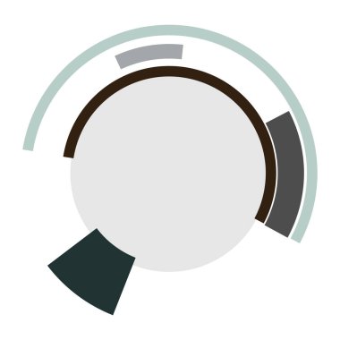 Siber-siber punk, bilim-kurgu geometrik daireler, halkalar. Yüksek teknoloji HUD elementleri. Eşmerkezli, tekno için döner daireler, teknoloji teması. Dairesel, yuvarlak tasarım elementleri