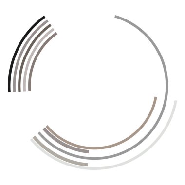 Siber-siber punk, bilim-kurgu geometrik daireler, halkalar. Yüksek teknoloji HUD elementleri. Eşmerkezli, tekno için döner daireler, teknoloji teması. Dairesel, yuvarlak tasarım elementleri