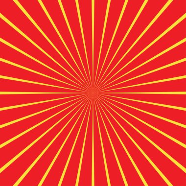 Pop-art Radyal hatları Yıldız patlaması yakınlaşan çizgili çizgiler çizer