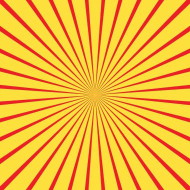Pop-art Radyal hatları Yıldız patlaması yakınlaşan çizgili çizgiler çizer