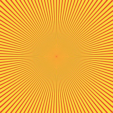 Pop-art Radyal hatları Yıldız patlaması yakınlaşan çizgili çizgiler çizer