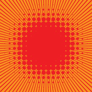 Radyal çizgiler Yıldız patlaması yayarak çizgili çizgili vektör illüstrasyonuna neden oluyor. Spot ışığı, ışınlar, ışın vektörü