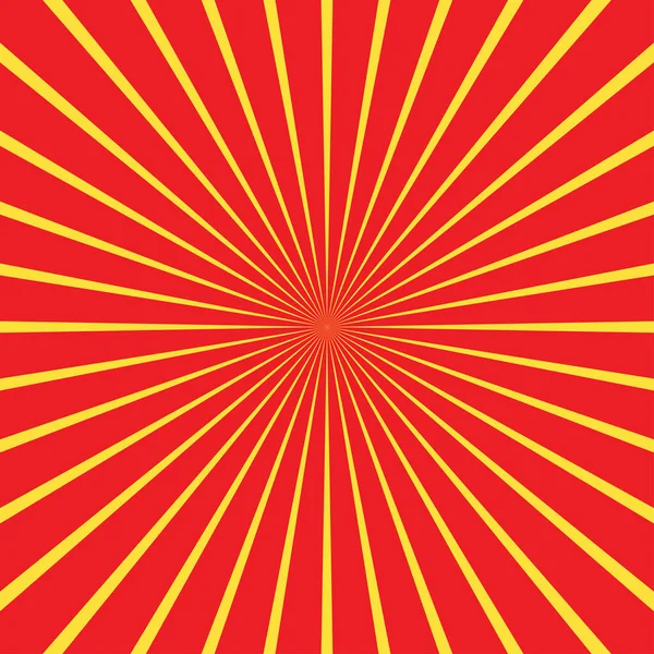 Pop Art Líneas Radiales Starburst Sunburst Irradiando Rayas Convergentes Vector — Archivo Imágenes Vectoriales