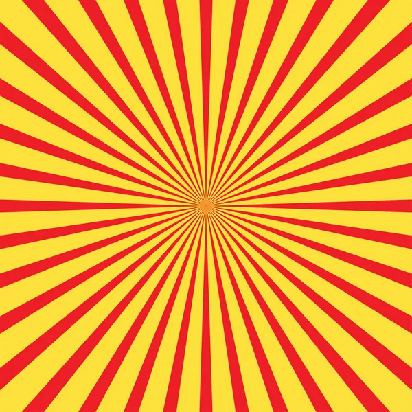 Pop Art Radial Lines Odpalenie Sunburst Promieniowanie Zbieżne Paski Wektor — Wektor stockowy