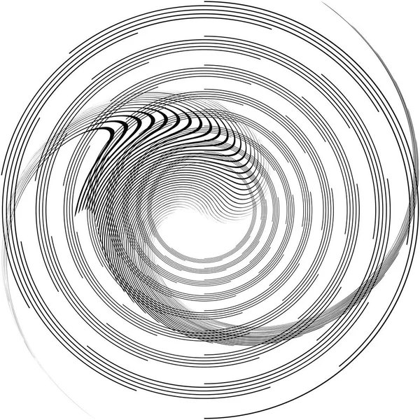 Überlagerung Abstrakter Spirale Wirbel Wirbelvektor Volute Helix Cochlea Schwindel Kreisförmig — Stockvektor