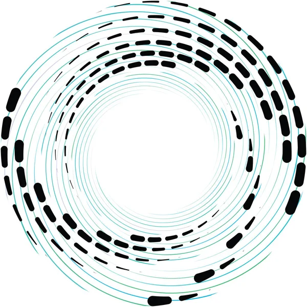 Überlagerung Abstrakter Spirale Wirbel Wirbelvektor Volute Helix Cochlea Schwindel Kreisförmig — Stockvektor