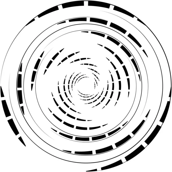 Överlagring Abstrakt Spiral Virvel Virvel Vektor Volute Helix Cochlear Vertigo — Stock vektor