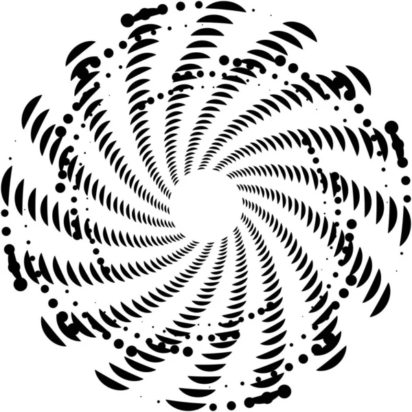 Espiral Abstracta Superpuesta Remolino Vector Giro Voluta Hélice Vértigo Coclear — Archivo Imágenes Vectoriales