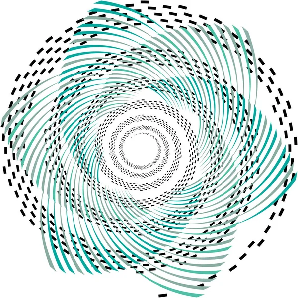 Überlagerung Abstrakter Spirale Wirbel Wirbelvektor Volute Helix Cochlea Schwindel Kreisförmig — Stockvektor