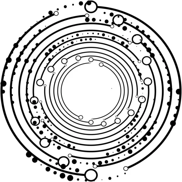 Espiral Abstracta Superpuesta Remolino Vector Giro Voluta Hélice Vértigo Coclear — Archivo Imágenes Vectoriales