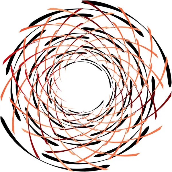 Überlagerung Abstrakter Spirale Wirbel Wirbelvektor Volute Helix Cochlea Schwindel Kreisförmig — Stockvektor