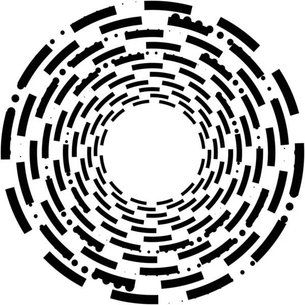 Sovrapposizione Astratta Spirale Vortice Vettore Vortice Voluta Elica Vertigini Cocleari — Vettoriale Stock