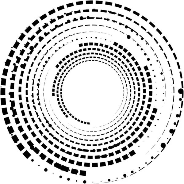 Abstracte Spiraal Draaikolk Wervelvector Voluut Helix Cochleaire Vertigo Cirkelvormig Geometrische — Stockvector