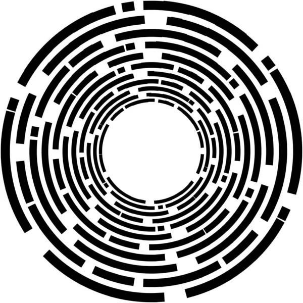 Sovrapposizione Astratta Spirale Vortice Vettore Vortice Voluta Elica Vertigini Cocleari — Vettoriale Stock