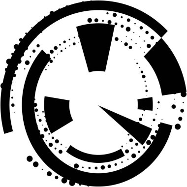 Soyut sarmal, girdap, dönme vektörü örtüşüyor. Volute, helix, koklear vertigo dairesel, geometrik çizim. Soyut çember