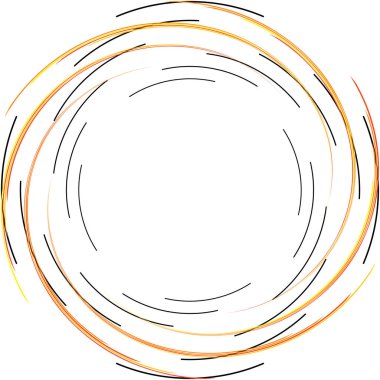 Soyut sarmal, girdap, dönme vektörü örtüşüyor. Volute, helix, koklear vertigo dairesel, geometrik çizim. Soyut çember