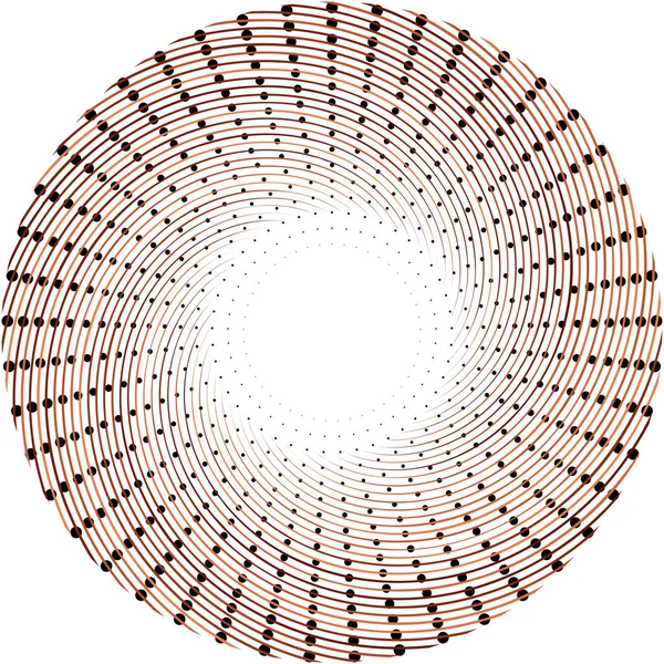 Sovrapposizione Astratta Spirale Vortice Vettore Vortice Voluta Elica Vertigini Cocleari — Vettoriale Stock