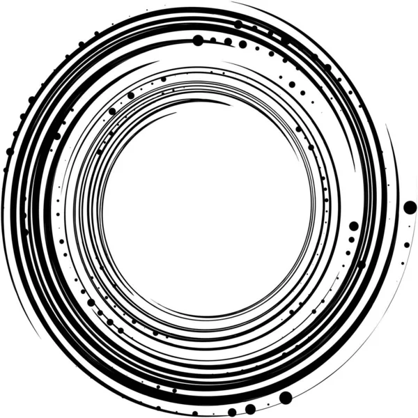 Sovrapposizione Astratta Spirale Vortice Vettore Vortice Voluta Elica Vertigini Cocleari — Vettoriale Stock