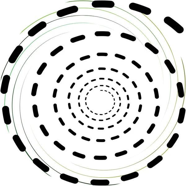 Abstracte Spiraal Draaikolk Wervelvector Voluut Helix Cochleaire Vertigo Cirkelvormig Geometrische — Stockvector