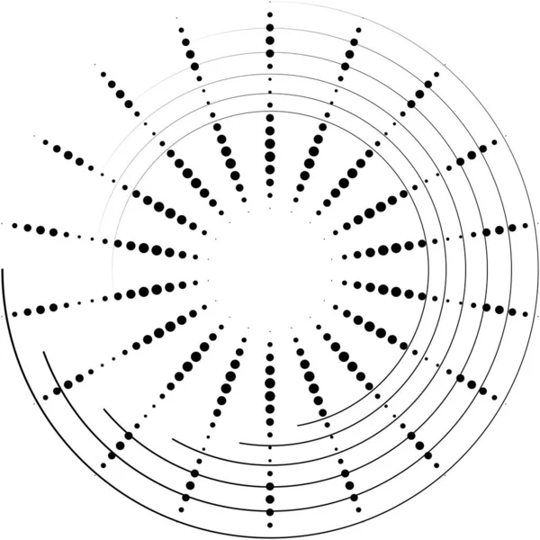 Überlagerung Abstrakter Spirale Wirbel Wirbelvektor Volute Helix Cochlea Schwindel Kreisförmig — Stockvektor