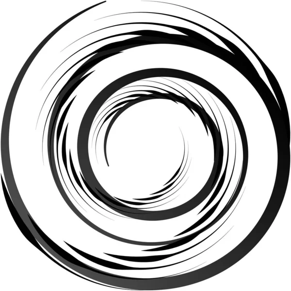 Espiral Abstracta Superpuesta Remolino Vector Giro Voluta Hélice Vértigo Coclear — Archivo Imágenes Vectoriales