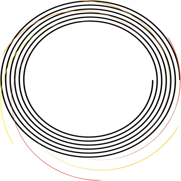 Überlagerung Abstrakter Spirale Wirbel Wirbelvektor Volute Helix Cochlea Schwindel Kreisförmig — Stockvektor