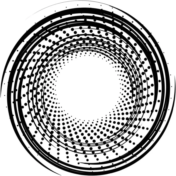 Sovrapposizione Astratta Spirale Vortice Vettore Vortice Voluta Elica Vertigini Cocleari — Vettoriale Stock