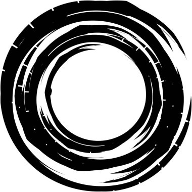 Soyut sarmal, girdap, dönme vektörü örtüşüyor. Volute, helix, koklear vertigo dairesel, geometrik çizim. Soyut çember