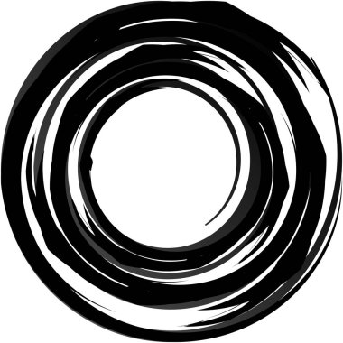 Soyut sarmal, girdap, dönme vektörü örtüşüyor. Volute, helix, koklear vertigo dairesel, geometrik çizim. Soyut çember