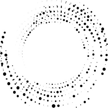 Soyut sarmal, girdap, dönme vektörü örtüşüyor. Volute, helix, koklear vertigo dairesel, geometrik çizim. Soyut çember