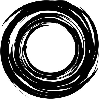 Soyut sarmal, girdap, dönme vektörü örtüşüyor. Volute, helix, koklear vertigo dairesel, geometrik çizim. Soyut çember