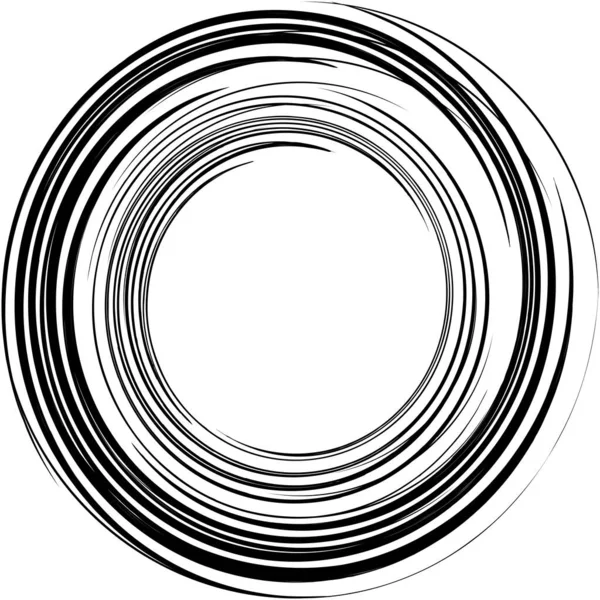 Sovrapposizione Astratta Spirale Vortice Vettore Vortice Voluta Elica Vertigini Cocleari — Vettoriale Stock